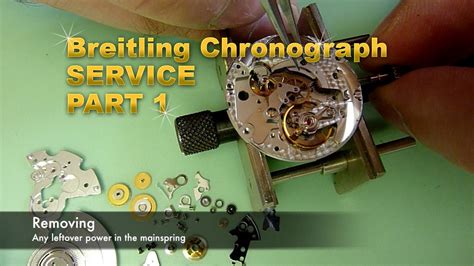 reparieren l aiguille breitling uhr youtube en francais|Service a Breitling Chronograph. Part 1. Dismantling the.